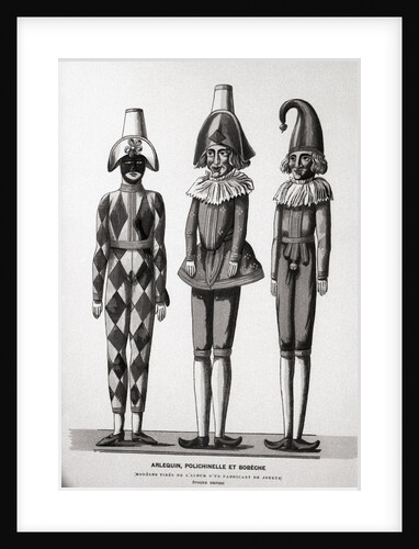 Toys: Harlequin, Punchinello, Bobeche by Anonymous