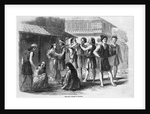 The Meat Market At Manila by Anonymous