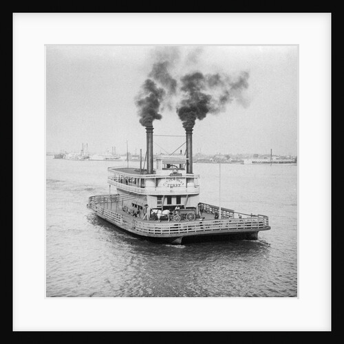 Ferry Boat On The Mississippi River by Anonymous