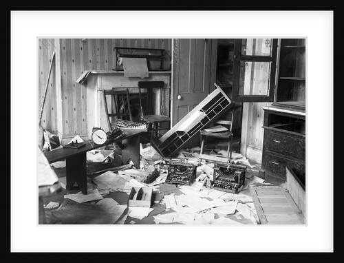 Communist Head Quarters Raided By Police by Anonymous