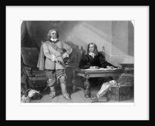 Oliver Cromwell Keystone by Anonymous