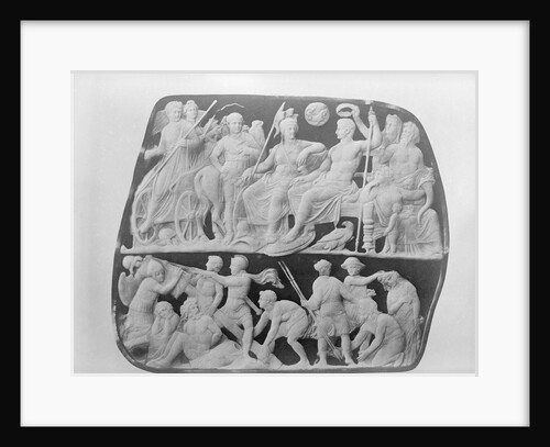 Gemma (Caesar) Augustus With Goddess Rom by Anonymous