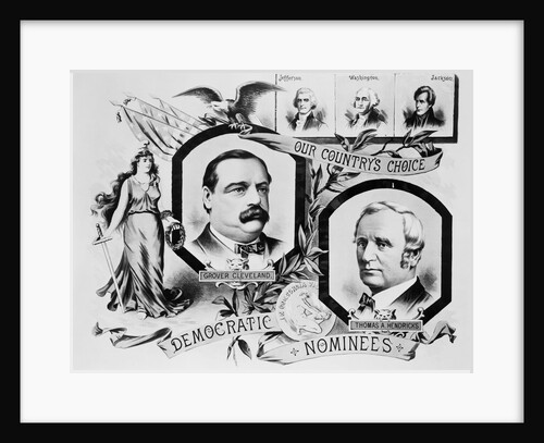 Election Poster for Grover Cleveland by Anonymous