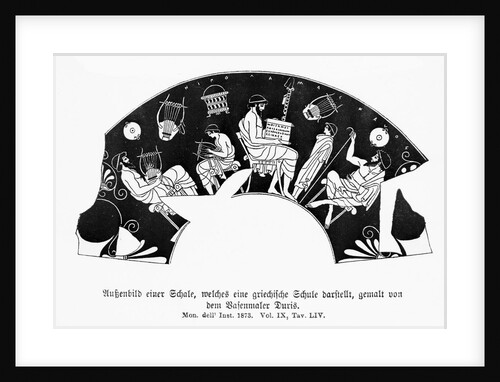 School Scene In Ancient Greece by Anonymous