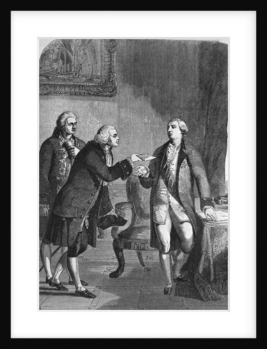 John Adams and King George III by Anonymous
