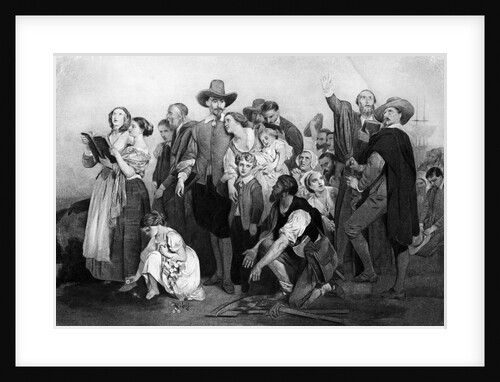 The Mayflower Departs by Anonymous