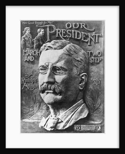 Theodore Roosevelt Campaign Music Illustration by Anonymous