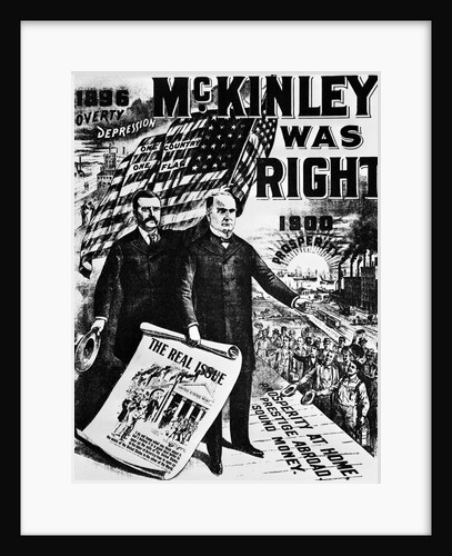 McKinley Campaign Poster by Anonymous