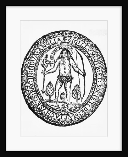 Seal Of The Massachusetts Bay Society by Anonymous