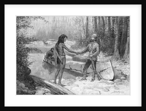 Du Bois Meeting Indian by Anonymous