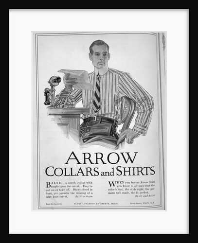 Advertisement For Arrow Shirts by Anonymous