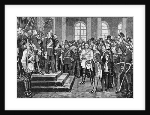 William Of Prussia Proclaimed Emperor by Anonymous
