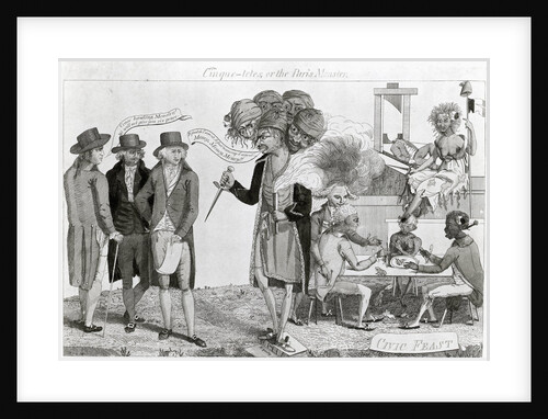 Political Cartoon;Paris Monster;Revoluti by Anonymous