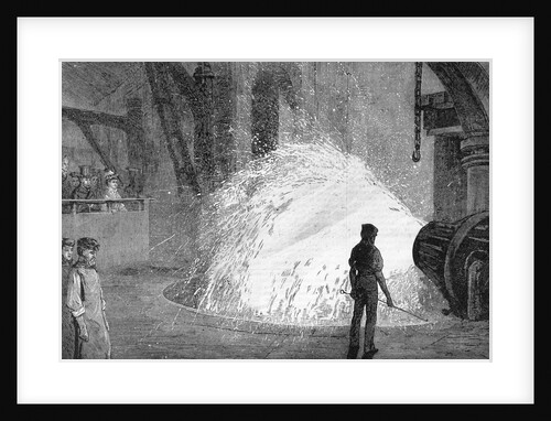Illustration Of Steel Works Process by Anonymous