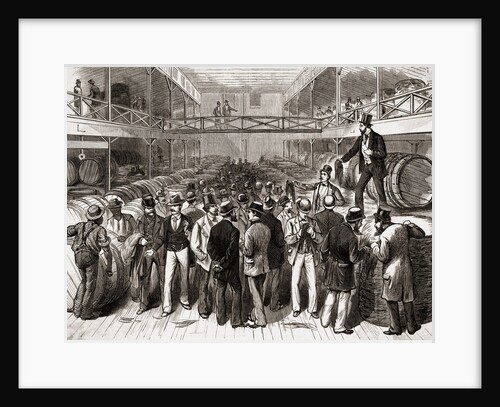 Tobacco Auction In Louisville, Kentucky by Anonymous