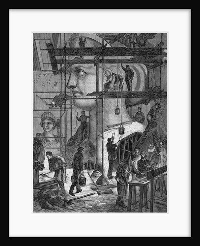 Making Head Of The Statue Of Liberty by Anonymous