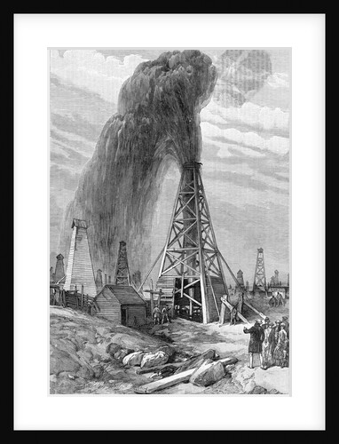 Fountain Of Petroleum Oil; Site by Anonymous