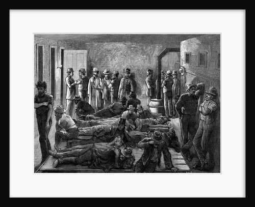 Engraving Of Tramps Being Vaccinated by Anonymous