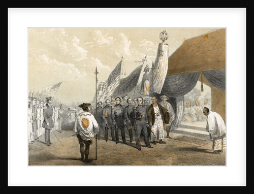 Commodore Perry Meets Commisioners by Anonymous