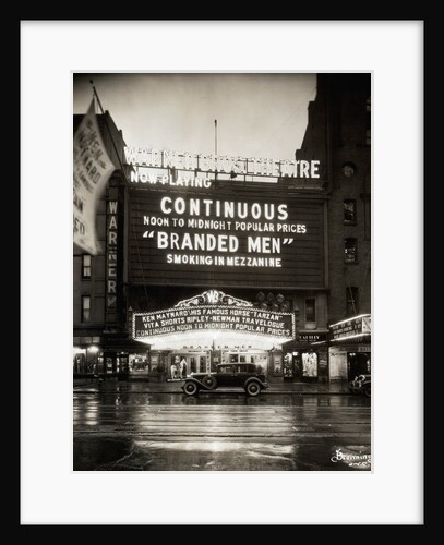 Warner Brothers Theatre Marquee by Anonymous