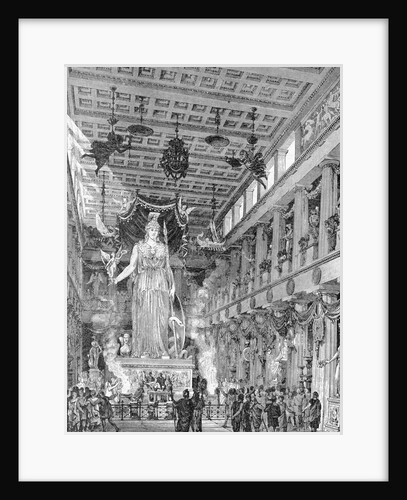 Ivory Statue Of Athena; Parthenon by Anonymous