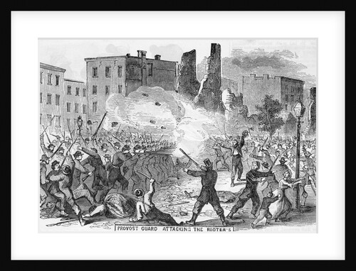 Provost Guard Attacking the Rioters Print by Anonymous