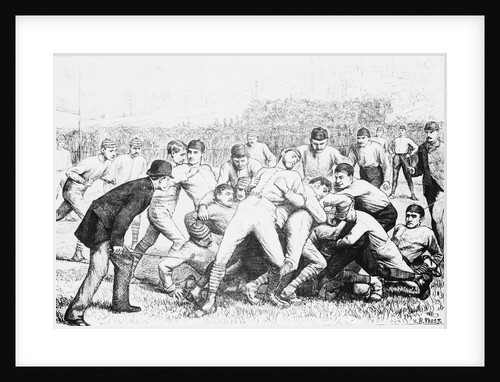 Yale And Princeton Football Match by Anonymous