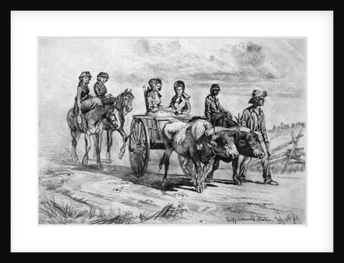 Drawing Of Southern Family by Anonymous