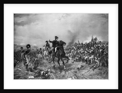 Wellington At the Battle Of Waterloo by Anonymous