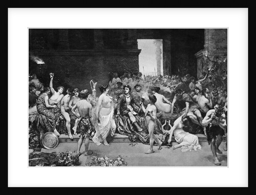 Roman Orgy; Painting by Anonymous