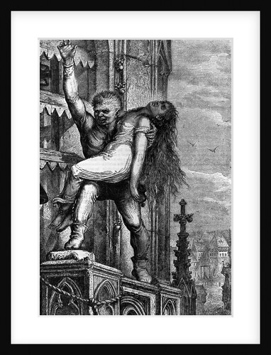 Woodcut Of Quosimodo by Anonymous