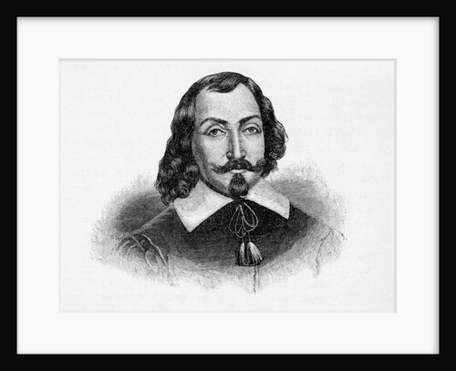Portrait Of Explorer Samuel De Champlain by Anonymous