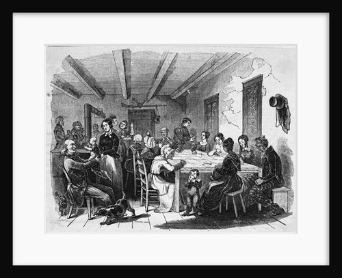 A Quilting Pary In The 19Th Century by Anonymous