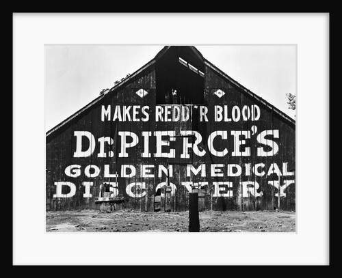 Patent Medicine Sign On A Barn by Anonymous