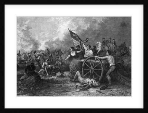 Molly Pitcher At The Battle Of Monmouth by Anonymous