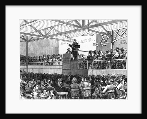 Moody And Sankey In Revival Meeting by Anonymous
