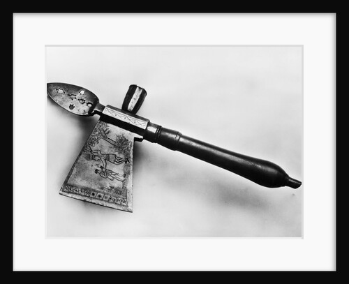 Engraved Eastern Woodlands Tomahawk by Anonymous