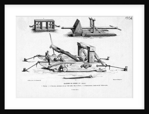 Machines For War; Engraving by Anonymous