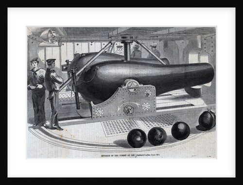 Cannon In Interior Of Turret by Anonymous