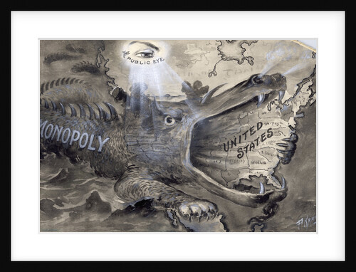 United States Swallowed By Monopoly by Anonymous
