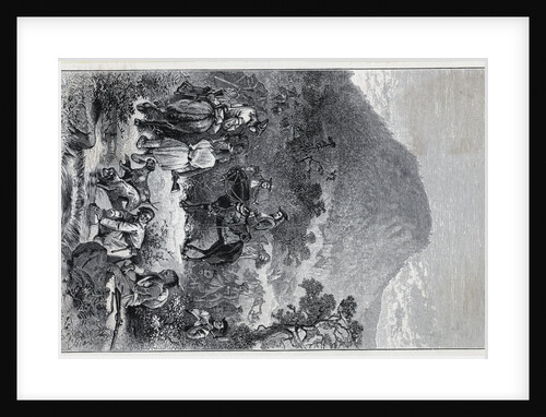 Spotwood'S Expedition; Woodcut;Blue Ridg by Anonymous