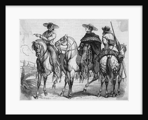 Santa Anna And His Adjutant Arista by Anonymous