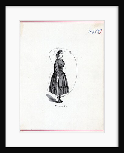 Diagram Of Woman Excercising by Anonymous