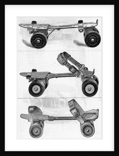 Three Different Kinds of Roller Skates by Anonymous
