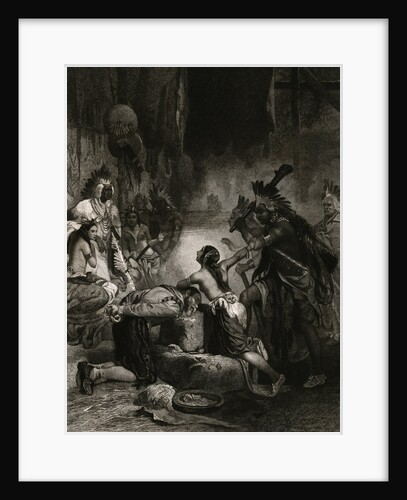Pocahontas Saving Captain John Smith by Anonymous