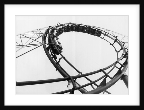 Car Going Through Roller Coaster Loop by Anonymous