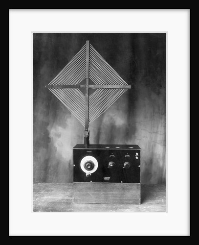 Early Radio with Antenna by Anonymous