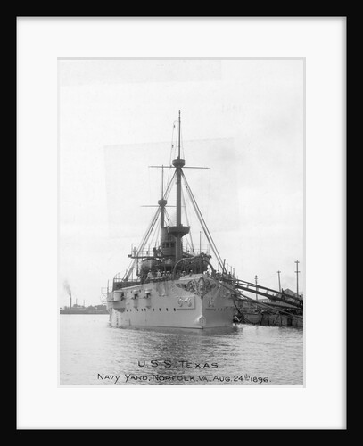 USS Texas in the Norfolk Navy Yard by Anonymous