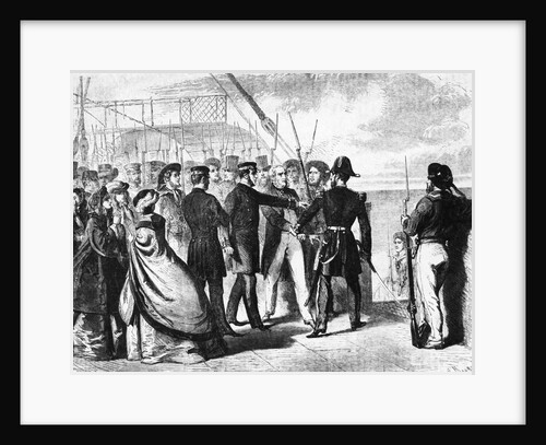 Mason and Slidell Removed from the Trent Lithograph by Anonymous