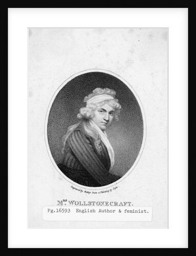 Portrait Of Author Mary Wollstonecrait by Anonymous